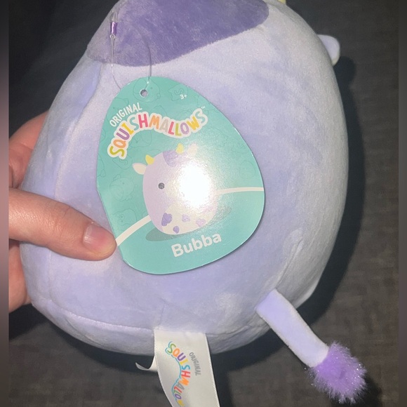 NWT 8” Bubba Purple Cow Squishmallow - Picture 4 of 4